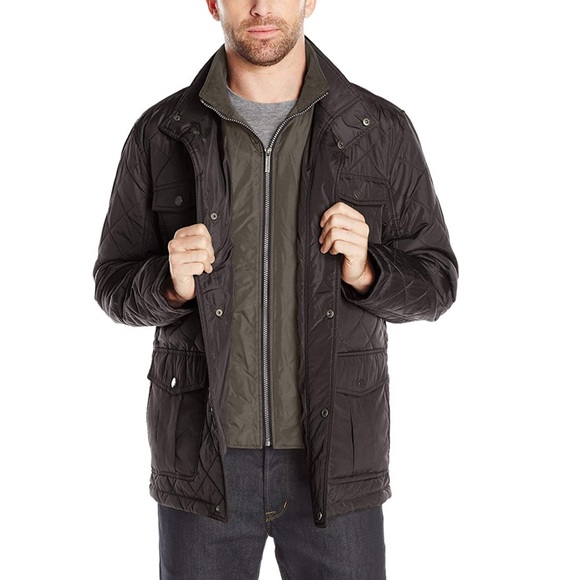 LONDON FOG QUILTED FIELD COAT - Picture 2 of 3